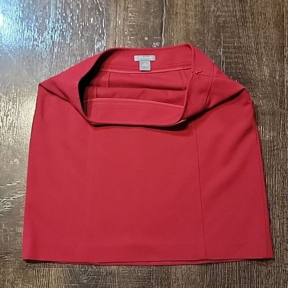 Ann Taylor Red Pencil Skirt - Picture 8 of 16